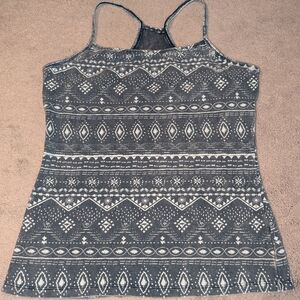 Maurices Black and Gray Fitted Sleeveless Camisole